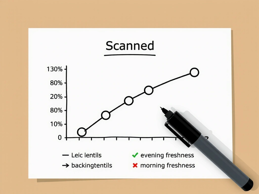 Ručně psaný graf výkyvů energie