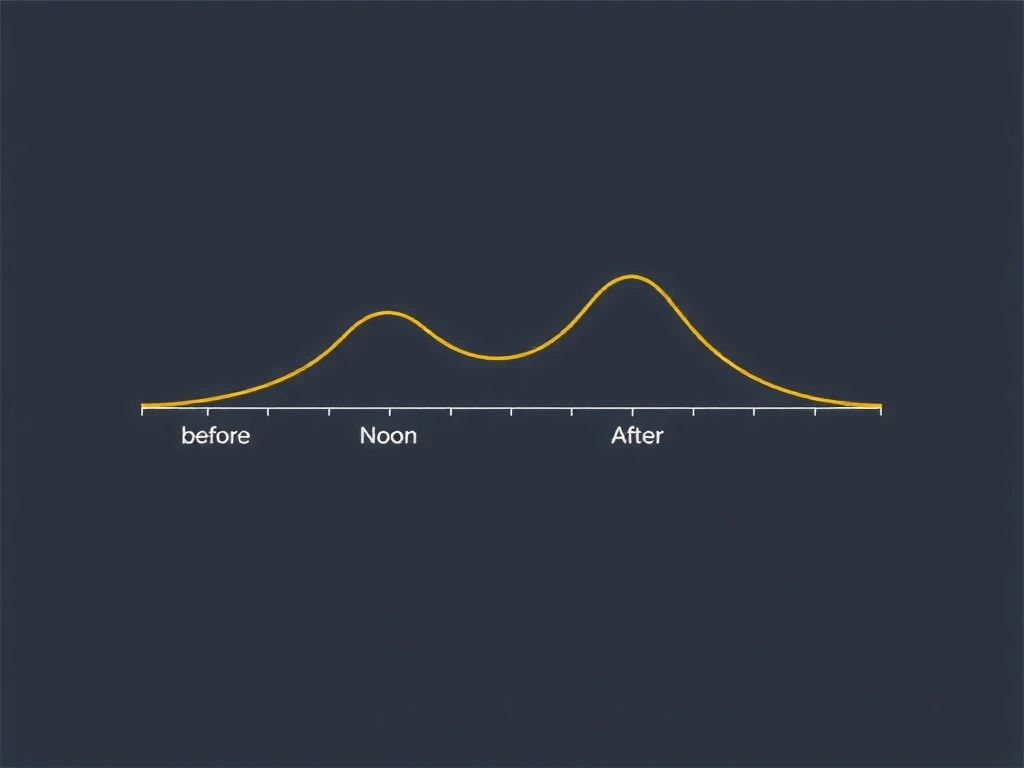 Graf energie během dne před a po změně stravy